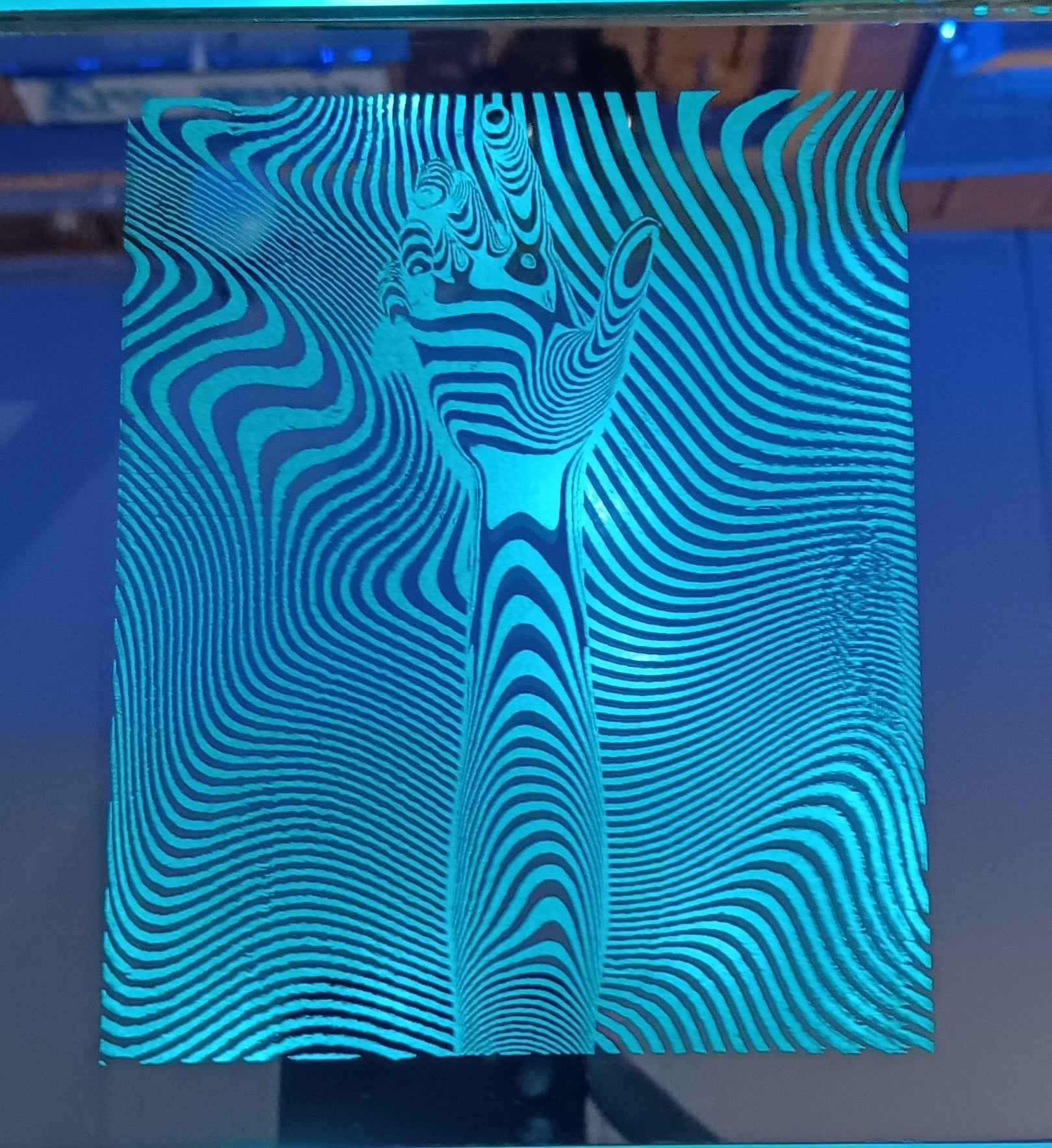 Custom Engraved LED Mirror – Personalized Glow Art