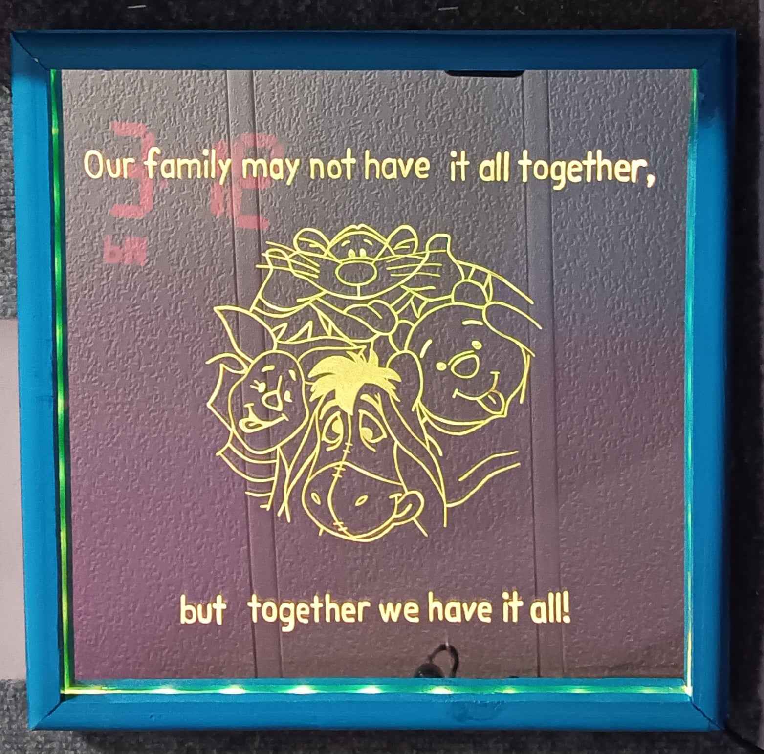 Custom Engraved LED Mirror – Personalized Glow Art