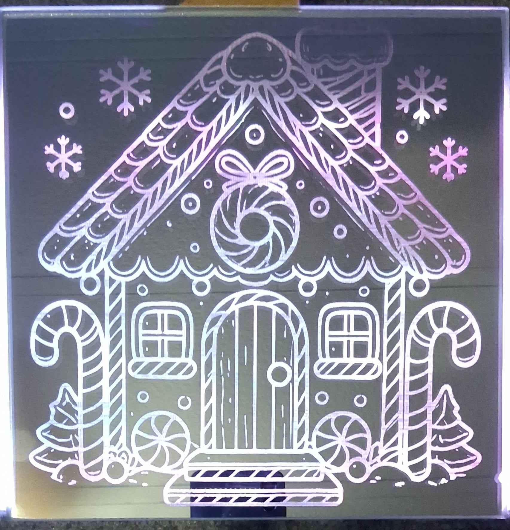 Winter Glow – Christmas & Holiday Engraved LED Mirrors