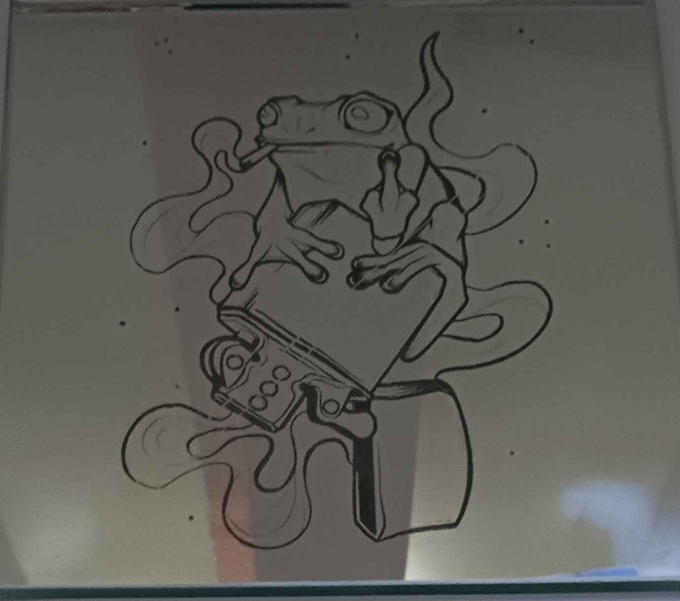 Custom Engraved LED Mirror – Personalized Glow Art