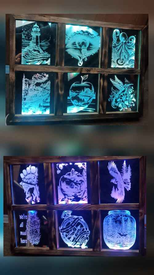 Custom Engraved LED Mirror – Personalized Glow Art