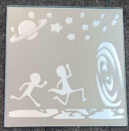 Custom Engraved LED Mirror – Personalized Glow Art